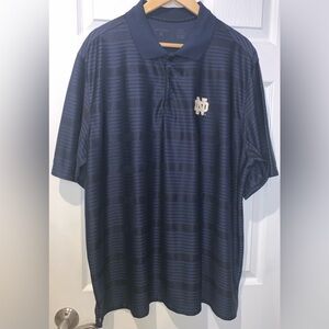 Men's Antigua Navy Notre Dame Fighting Irish Compass Polo, Size XXL.